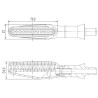 Clignotants moto séquentiels Puig PIN (3155N)