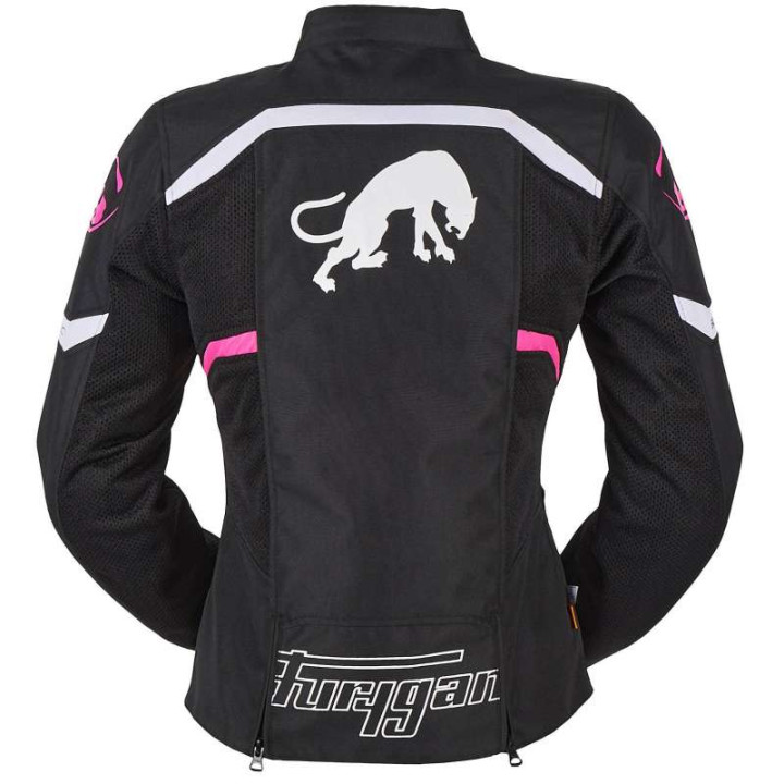 Women's jacket Furygan MYSTIC LADY EVO VENTED Black/White/Rose