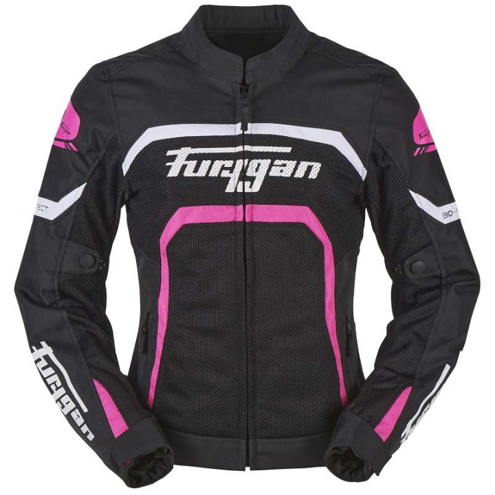 Women's jacket Furygan MYSTIC LADY EVO VENTED Black/White/Rose