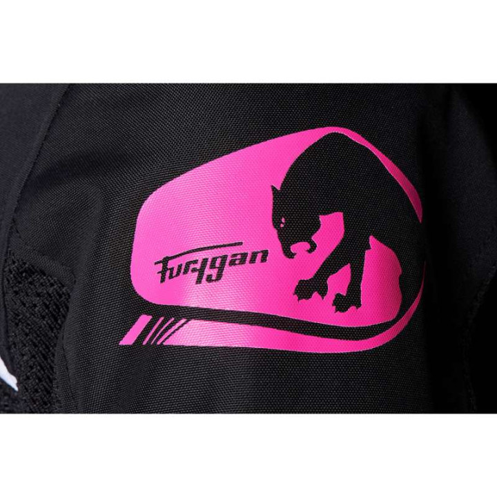 Women's jacket Furygan MYSTIC LADY EVO VENTED Black/White/Rose