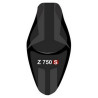 Housse de selle Bagster (2162A) Noir Graine/Noir Nubuck/Lettres Blanches et Rouges Kawasaki Z750 S 05-06
