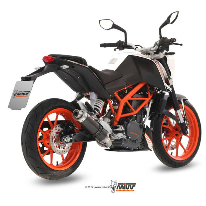Ligne complète Mivv GP Carbone (KT.012.L2S) KTM 390 DUKE