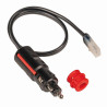 Fiche 2 en 1 DIN/allume-cigare auto Tecmate TM-72