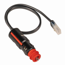 Fiche 2 en 1 DIN/allume-cigare auto Tecmate TM-72