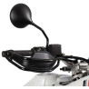 Black hand guard reinforcements Hepco &amp- Becker DUCATI DESERT X