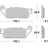 Sinter SBS 627HS brake pads