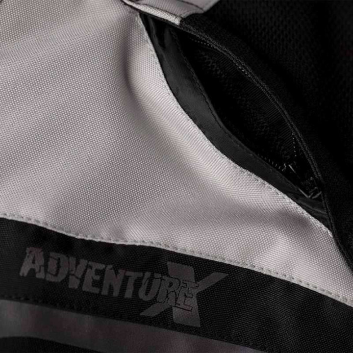 Motorcycle jacket RST ADVENTURE X GREY/BLACK