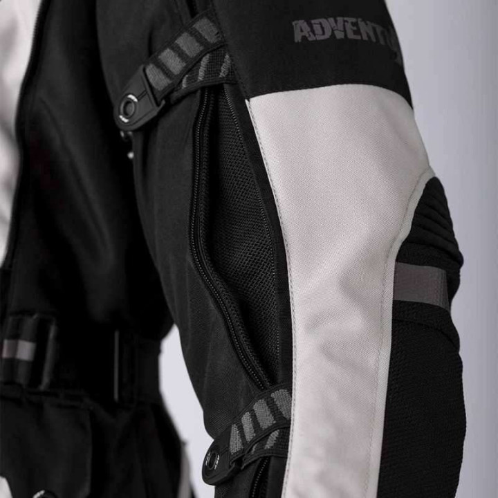 Motorcycle jacket RST ADVENTURE X GREY/BLACK
