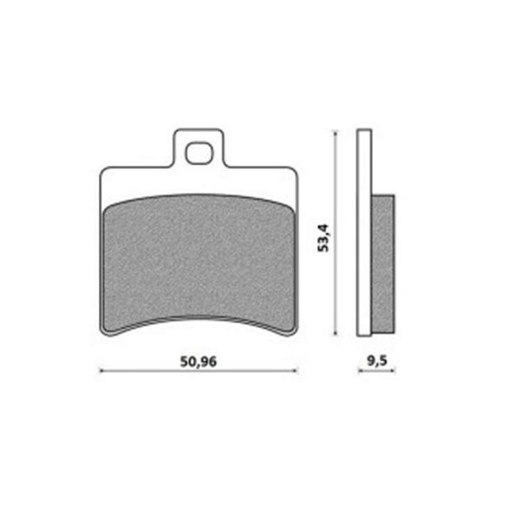 EBC SFA298 organic brake pads