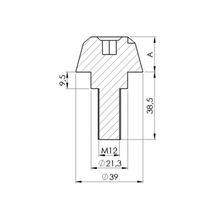 Embouts de guidon courts Puig (6278) BMW F800R
