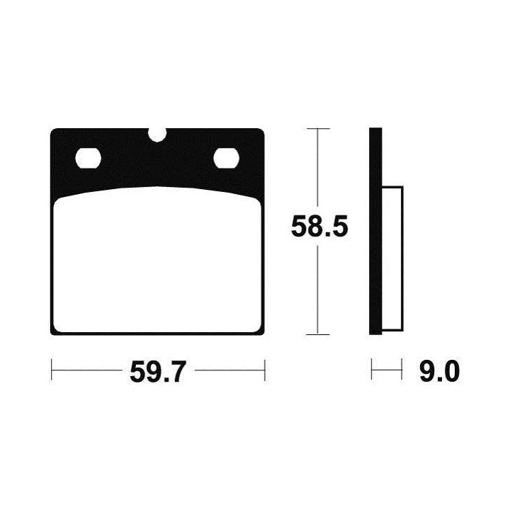 BENDIX MA54 organic brake pads
