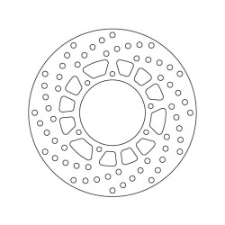 Disque de frein arrière Brembo Série Oro 68B40742 Yamaha XT600/660