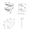 Side fins Puig DOWNFORCE ROADSTER (20621) Yamaha MT-07 21-