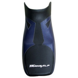 Housse de selle Bagster (2154A) Bleu Fonce/Noir/Lettres Blanches Honda TRANSALP 650 04