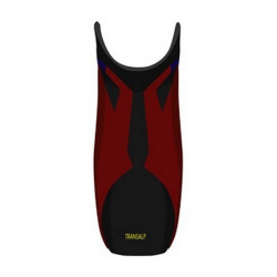 Housse de selle Bagster (2154D) Bordeaux Clair/Noir/Lettres Jaunes Honda TRANSALP 650 06-07