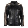 Blouson moto cuir femme Helstons JADE Noir