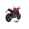 Mivv X-M5 approved muffler Inox black (D.048.LC5B) Ducati Monster 937