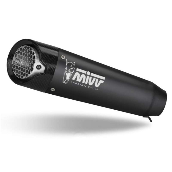 Mivv X-M5 approved muffler Inox black (D.048.LC5B) Ducati Monster 937