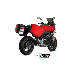 Silencieux Homologué Mivv X-M1 Inox noir (B.037.LC4B) BMW F900XR 2