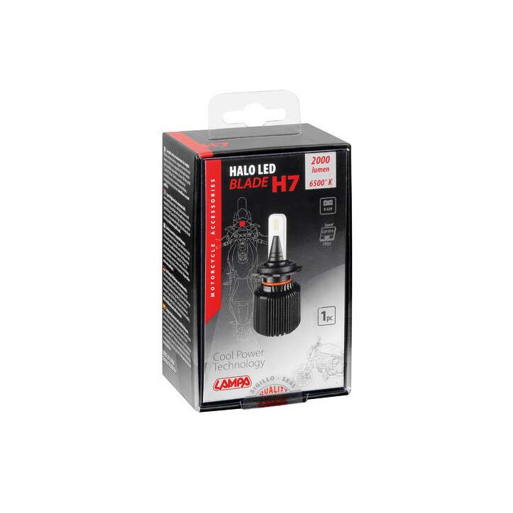 H7 LED headlight bulb 12V 20W 2000lm