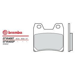 Plaquettes de frein sinter Brembo 07YA40SP