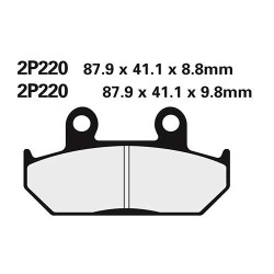 Plaquettes de frein semi-metal Nissin 2P-220NS