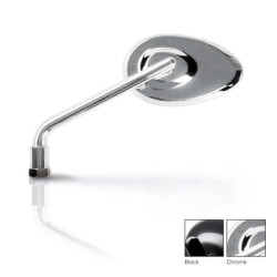 Barracuda STONE CHROME motorcycle/scooter mirrors