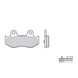 Plaquettes de frein carbone céramique avant BREMBO 07055CC