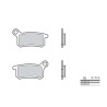 Plaquettes de frein sinter racing BREMBO 07GR69SX