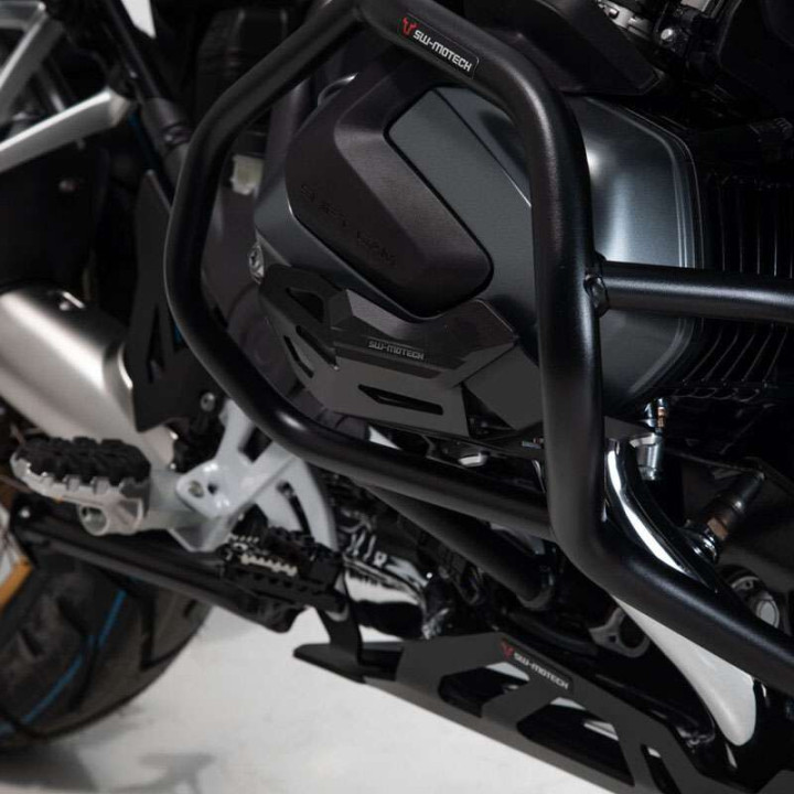 Black SW-Motech BMW R1250GS/RS/RT cylinder headers (MSS.07.904.10201/B)