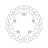 Disque de frein avant Brembo Série Oro 68B407C2 Yamaha X-MAX 125/250 05- et MAJESTY 400 04-07
