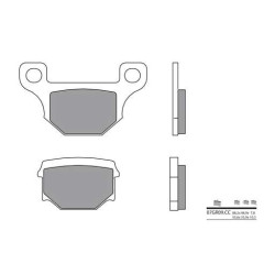 Plaquettes de frein organique BREMBO 07GR09CC