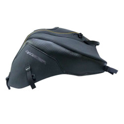 Tapis de réservoir Bagster noir mat/carbone/liseré or (1603LB) Yamaha FZ 8 Fazer
