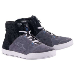 Alpinestars CHROME Air Black/Grey/Blue motorcycle sneakers