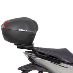 Kit top case Shad SH47 RED + support Top Master (H0FR11ST) FORZA 125/350