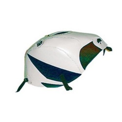 Tapis de réservoir Bagster blanc/pointes bleu foncé (1382J) Honda CBR600 F4/Sport