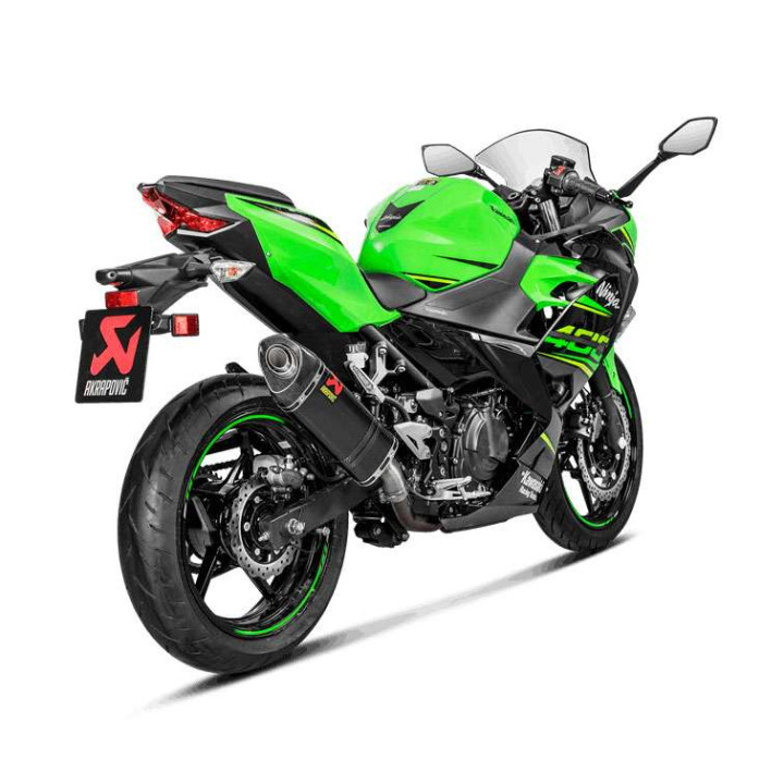 Silencieux Akrapovic Carbone Kawasaki Ninja 400 18-