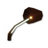 Rétroviseurs moto HIGHSIDER STEALTH X4 avec clignotants et feu de position LED