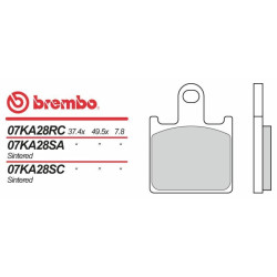 Motorcycle brake pads sinter Brembo 07KA28SA