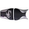Housse de selle Bagster (2044E) Noir/Argent/Lettres Argent Yamaha YZF1000 THUNDER ACE 98
