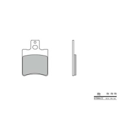 Plaquettes de frein carbone céramique avant BREMBO 07086CC