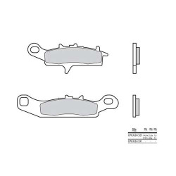Brake pads sinter racing BREMBO 07KA24SX
