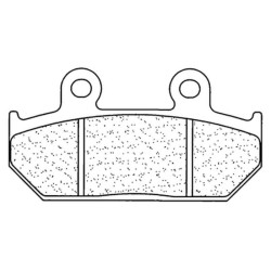 Plaquettes de frein sinter CL BRAKES 2248A3+