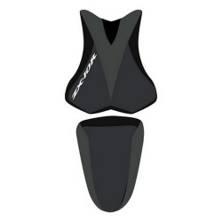 Saddle cover Bagster (2200C) Black/White Letters Kawasaki ZX10R 08