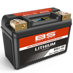 Batterie Lithium BS BSLI-05 - YB10L/YTX14AHL/YB14L/YB16AL