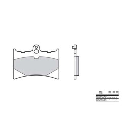 BREMBO organic brake pads 07GR5605