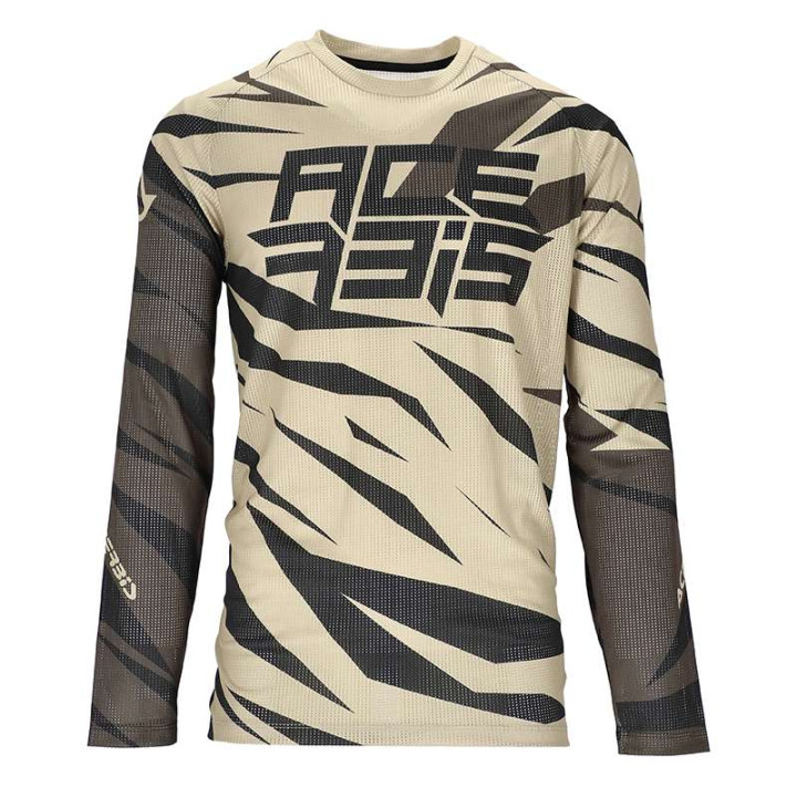 Acerbis J-WINDY FOUR VENTED BEIGE motocross jersey