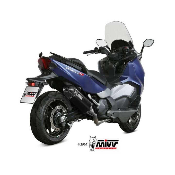 Ligne complète Mivv SPEED EDGE Inox noir (SY.002.LRB) SYM Maxsym 500 TL