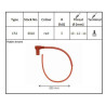 Ignition wire set NGK CR2 (Thread)
