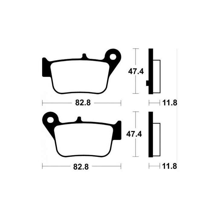 Brake pads metal fried BENDIX MSS427